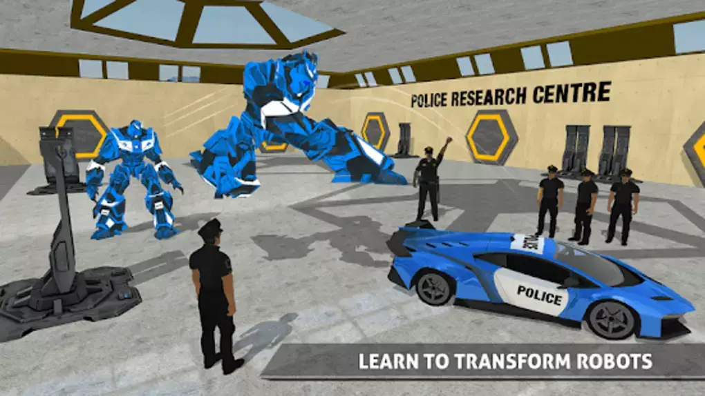 download us police robot car mod 